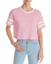 ALTERNATIVE Striped-Sleeve Cropped Tee - 100  Exclusive Women - Bloomingdale s at Bloomingdales