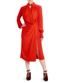 ALTUZARRA - KAT WRAPPED SHIRT DRESS at Saks Fifth Avenue