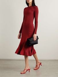 ALTUZARRA Seyrig ribbed-knit midi dress NET-A-PORTER at Net a Porter