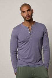 ALVARO COTTON JERSEY HENLEY Velvet by Graham amp Spencer at Velvet by Graham & Spencer