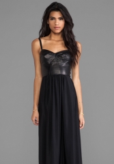 AMANDA UPRICHARD Mojito Maxi Dress in Black at Revolve