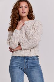 AMANDINE PEARL SWEATER BIRCH MELANGE Another Love at Another Love