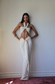 AMARA WRAP SKIRT CREAM SAVANNAH MORROW at Savannah Morrow