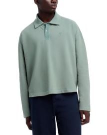 AMI Cropped Polo Sweater Bloomingdales at Bloomingdales