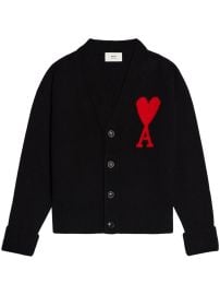 AMI Paris Ami De Coeur Cardigan - at Farfetch