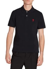 AMI Paris Ami De Coeur Polo Shirt at Saks Fifth Avenue