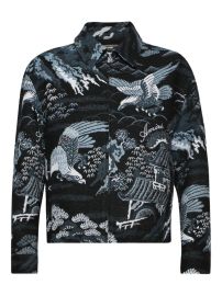 AMIRI Crane Tapestry Jacket Black at Farfetch