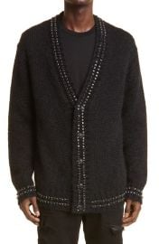 AMIRI Crystal Embellished Cashmere Cardigan at Nordstrom