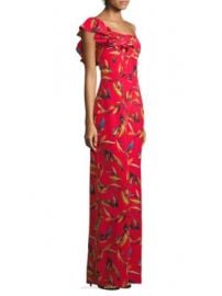 AMUR - Brielle Floral Silk Jumpsuit at Saks Fifth Avenue