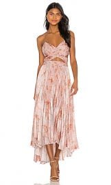 AMUR Lumi Dress in Peach Cream Cheetah from Revolve com at Revolve