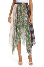 AMUR Mica Floral Print Asymmetrical Skirt   Nordstrom at Nordstrom