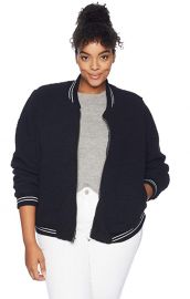 ANAELISA Sherpa Bomber Jacket at Amazon