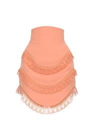 ANDREA IYAMAH RIZO CORSET SKIRT - POWDER PEACH Andrea Iyamah at Andrea Iyamah