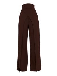 ANDREA IYAMAH VIRA PANTS - COFFEE at Andrea Iyamah