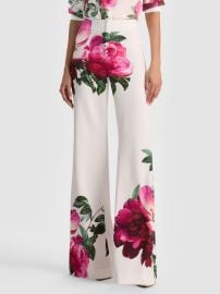 ANDREW PANT - EMPRESS BLOOM OFF WHITE at Alice + Olivia