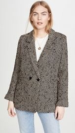 ANINE BING Fishbone Blazer at Shopbop