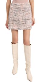 ANINE BING Lavender Tweed Adalynn Skirt at Shopbop