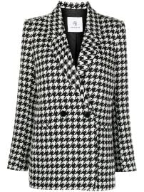 ANINE BING Madeleine houndstooth-print Blazer - at Farfetch