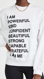 ANINE BING Ramona Empowerment Sweatshirt at Shopbop