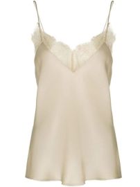 ANINE BING Remi Silk spaghetti-strap Cami Top - at Farfetch