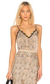 ANINE BING Silk Cami in Python from Revolve com at Revolve