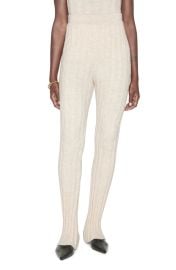 ANINE BING Val Ribbed Wool Leggings at Nordstrom