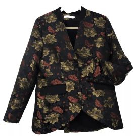 ANNE FONTAINE Leoncia Jacquard Flower Blazer Jacket 44Fr12US Womens eBay at eBay