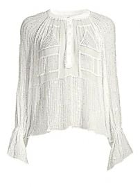 ANTIK BATIK - Birma Beaded Long Sleeve Blouse at Saks Fifth Avenue