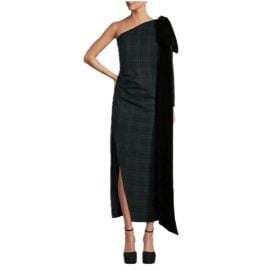 ANTONIO MELANI Dresses Antonio Melani Jennings Plaid Velvet Maxi Dress Nwt Poshmark at Poshmark