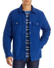 APC Blouson Alex Snap Front Long Sleeve Shirt Jacket Bloomingdales at Bloomingdales