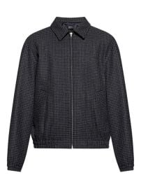APC Checked Jacket Black at Farfetch