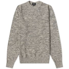 APC Jerome Recycled Crew Knit Mastic END US at END.