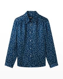 APC Margery Silk Blouse at Neiman Marcus