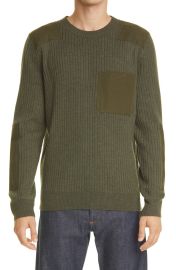 APC Menx27s Romain Rib Merino Wool Sweater at Nordstrom