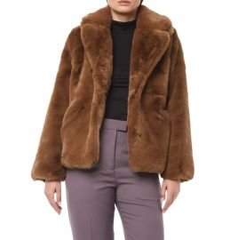 APPARIS Milly Faux Fur Short Coat at Neiman Marcus