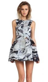 AQAQ Broad Walk Mini Dress in Scrap  REVOLVE at Revolve