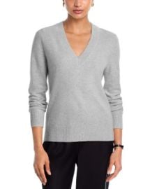 AQUA AQUA 100 Cashmere V Neck Sweater - Exclusive Bloomingdale39s at Bloomingdales