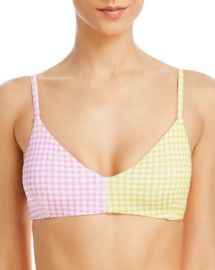 AQUA AQUA Colorblocked Bikini Top   Bloomingdales at Bloomingdales