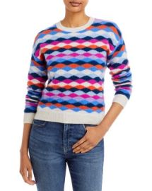 AQUA AQUA Multicolored Cashmere Sweater - 100 Exclusive Bloomingdales at Bloomingdales