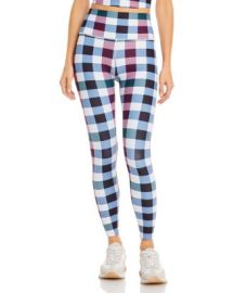 AQUA AQUA Yoga Gingham Super High Rise Ankle Leggings - 100 Exclusive Bloomingdales at Bloomingdales