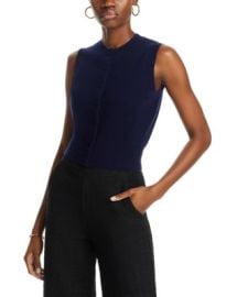 AQUA AQUA x Liat Baruch Cashmere Crewneck Sleeveless Cropped Sweater - Exclusive Bloomingdales at Bloomingdales