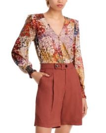 AQUA Abstract Dot Blouse - Exclusive Bloomingdale39s at Bloomingdales