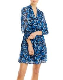 AQUA Abstract Print V Neck Mini Dress - 100 Exclusive   Bloomingdales at Bloomingdales