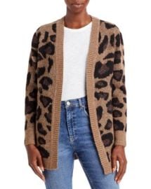 AQUA Animal Print Open Cardigan - 100 Exclusive Bloomingdales at Bloomingdales