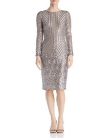 AQUA Art Deco Sequined Dress - 100 Exclusive   Bloomingdales at Bloomingdales