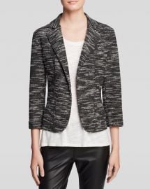 AQUA Blazer - Tweed Knit at Bloomingdales