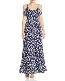 AQUA Button-Front Floral Maxi Dress - 100  Exclusive  Women - Bloomingdale s at Bloomingdales