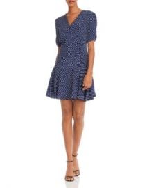 AQUA Button-Front Polka Dot Dress - 100  Exclusive  Women - Bloomingdale s at Bloomingdales