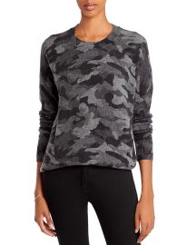 AQUA Camo Crewneck Cashmere Sweater - 100 Exclusive    Bloomingdales at Bloomingdales