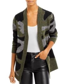 AQUA Camo Open Front Cardigan Sweater- 100 Exclusive Bloomingdales at Bloomingdales